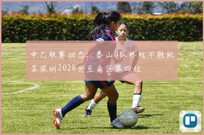 中乙联赛动态：泰山B队终结不胜纪录深圳2028升至南区第四位